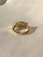 Load image into Gallery viewer, Vintage Princess Diamond Half Eternity Ring 1988 1.36 CTW
