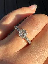 Load image into Gallery viewer, Antique Old Cut Diamond Solitaire Engagement Ring
