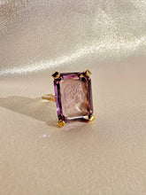 Load image into Gallery viewer, Antique Amethyst Intaglio Dress Ring