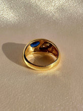 Load image into Gallery viewer, Vintage Sapphire Diamond Pear Soprano Ring