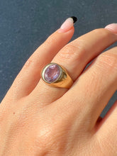 Load image into Gallery viewer, Antique Lilac Amethyst Signet Ring 1916