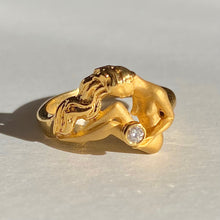 Load image into Gallery viewer, Vintage 18k Venus Diamond Carrera y Carrera Ring