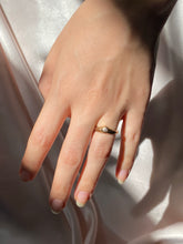 Load image into Gallery viewer, Vintage 14k Heart Diamond Band