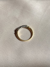 Load image into Gallery viewer, Vintage 9k Diamond Cluster Band 2000