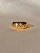 Load image into Gallery viewer, Antique 18k Diamond Trilogy Gypsy Ring 1897