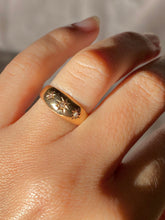 Load image into Gallery viewer, Antique 18k Diamond Trilogy Gypsy Ring 1897