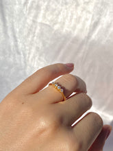 Load image into Gallery viewer, Antique 18k Four Diamond Ring