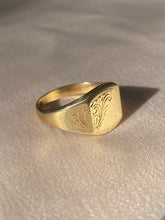 Load image into Gallery viewer, Vintage 9k Filigree Signet Ring