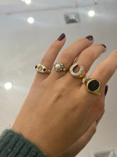 Load image into Gallery viewer, Vintage 9k Bloodstone Signet Ring 1994 by GJ