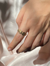Load image into Gallery viewer, Vintage 9k Yellow Gold Double Belt Buckle Ring