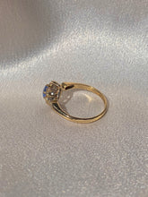 Load image into Gallery viewer, Vintage 9k Tanzanite Diamond Cluster Ring