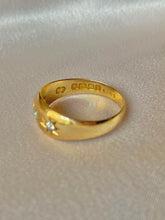 Load image into Gallery viewer, Antique 18k Seed Pearl Diamond Gypsy 1907