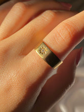 Load image into Gallery viewer, Antique 18k Diamond Starburst Gypsy Band 1899
