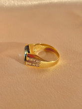 Load image into Gallery viewer, Vintage 14k Topaz Diamond Ring