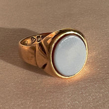 Load image into Gallery viewer, Antique 9k Sardonyx Signet Ring 1907