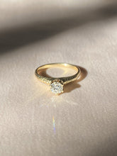 Load image into Gallery viewer, Antique 14k Solitaire Old European Diamond Engagement Ring 1930
