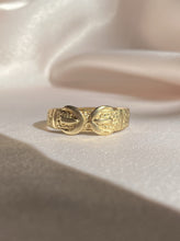 Load image into Gallery viewer, Vintage 9k Yellow Gold Double Belt Buckle Ring