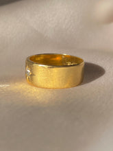 Load image into Gallery viewer, Antique 18k Diamond Starburst Gypsy Band 1914