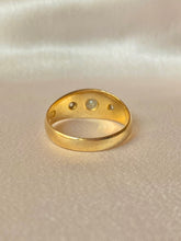 Load image into Gallery viewer, Antique 18k Seed Pearl Diamond Gypsy 1907