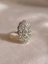 Load image into Gallery viewer, Antique 14k Diamond Pave Art Deco Ring 1.10cts
