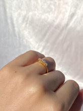 Load image into Gallery viewer, Antique 18k Four Diamond Ring
