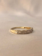 Load image into Gallery viewer, Vintage 10k Braided Diamond Band