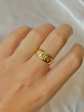 Load image into Gallery viewer, Antique 18k Seed Pearl Diamond Gypsy 1907