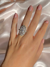 Load image into Gallery viewer, Antique 14k Diamond Pave Art Deco Ring 1.10cts