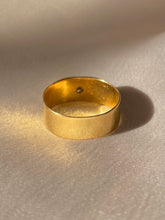 Load image into Gallery viewer, Antique 18k Diamond Starburst Gypsy Band 1899