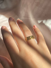 Load image into Gallery viewer, Antique 9k Gold Mizpah 1899 Ring Band