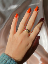 Load image into Gallery viewer, Antique 18k Ruby Diamond Gypsy Starburst Trilogy Ring 1916