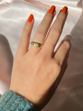 Load image into Gallery viewer, Antique 18k Trilogy Diamond Starburst Gypsy Ring 1913