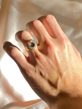 Load image into Gallery viewer, Vintage 10k Diamond Horseshoe Ring
