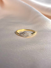 Load image into Gallery viewer, Antique 18k + Platinum Diamond Art Deco Ring