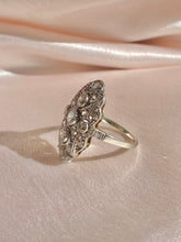 Load image into Gallery viewer, Antique 14k Diamond Pave Art Deco Ring 1.10cts