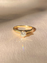 Load image into Gallery viewer, Antique 14k Solitaire Old European Diamond Engagement Ring 1930