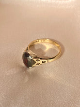 Load image into Gallery viewer, Antique 9k Cushion Garnet Ring