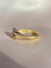 Load image into Gallery viewer, Vintage 14k Diamond Coil Wrap Ring