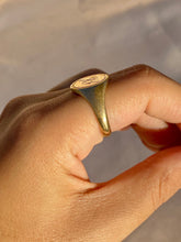 Load image into Gallery viewer, Vintage 9k JS Monogram Signet Ring 1958