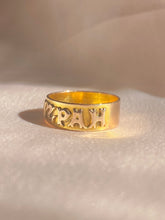 Load image into Gallery viewer, Antique 9k Gold Mizpah 1899 Ring Band