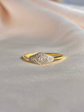 Load image into Gallery viewer, Antique 18k + Platinum Diamond Art Deco Ring