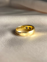 Load image into Gallery viewer, Antique Rose Cut Diamond 18k Gypsy Ring