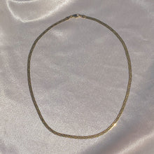 Load image into Gallery viewer, Vintage 14k Italian Double Sided Herringbone Necklace