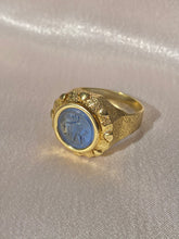 Load image into Gallery viewer, 18k Italian Angel Cherub Intaglio Ring