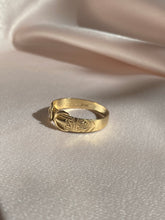 Load image into Gallery viewer, Vintage 9k Yellow Gold Double Belt Buckle Ring