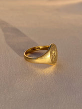 Load image into Gallery viewer, Vintage 9k JS Monogram Signet Ring 1958