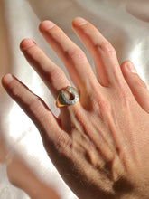 Load image into Gallery viewer, Vintage 10k Diamond Horseshoe Ring