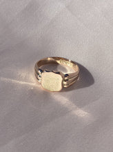 Load image into Gallery viewer, Antique Signet Shield Ring 1876