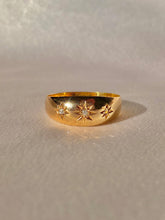 Load image into Gallery viewer, Antique 18k Diamond Trilogy Gypsy Ring 1897
