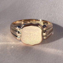 Load image into Gallery viewer, Antique Signet Shield Ring 1876